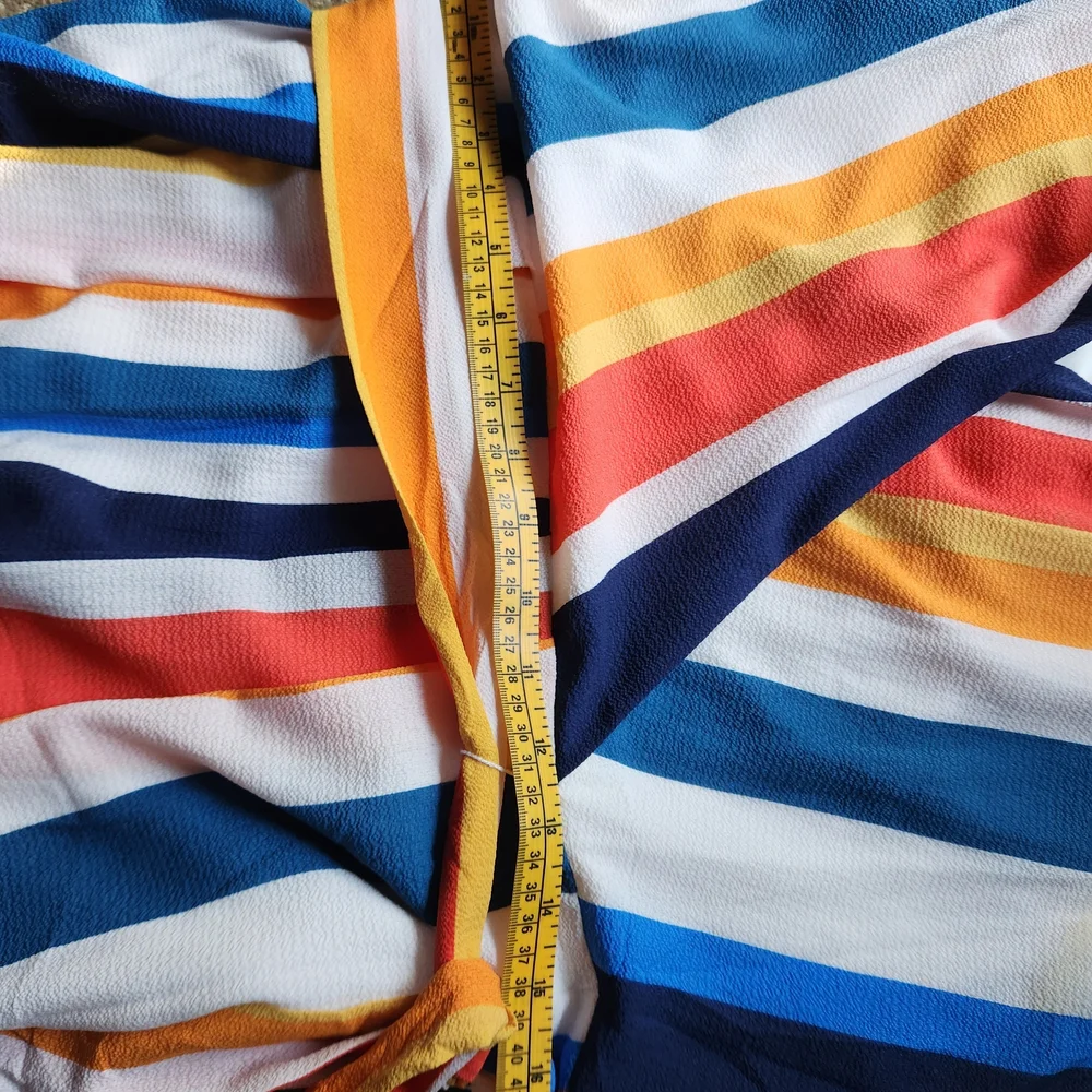 Julia Jordan Colorful Striped High Low Dress - Picture 7 of 7